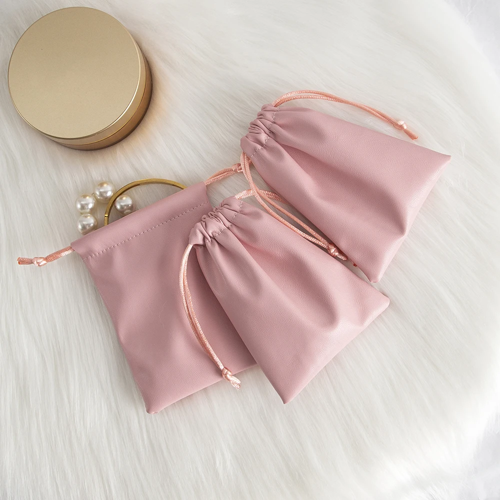 10Pcs PU Leather Pink Jewelry Bag Ring Earring Bracelet Drawstring Pouches Favors Portable Travel Soap Candy Storage Pocket
10Pcs PU Leather Pink Jewelry Bag Ring Earring Bracelet Drawstring Pouches Favors Portable Travel Soap Candy Storage Pocket