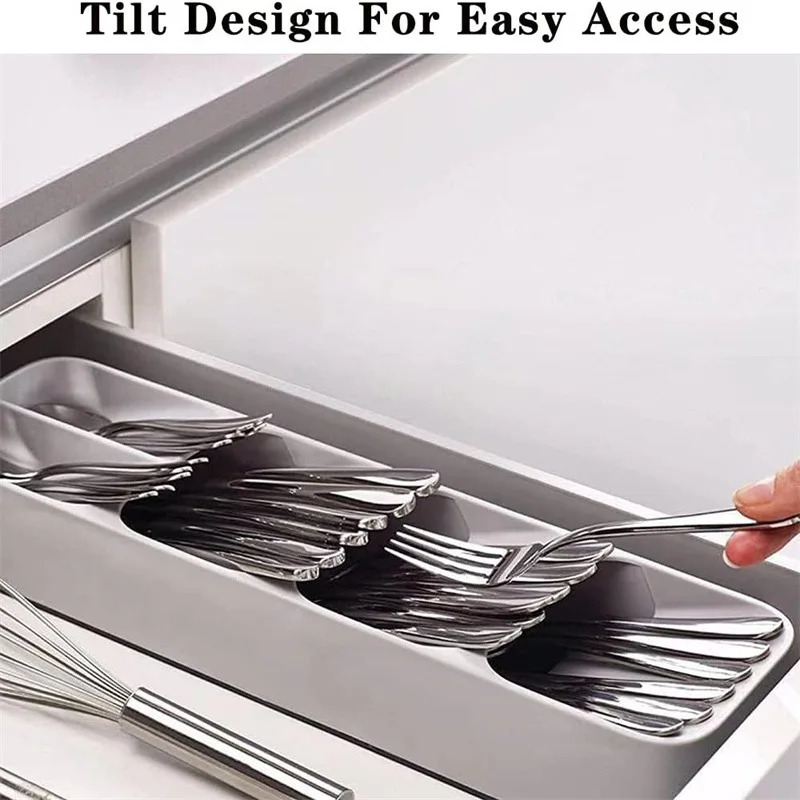 Kitchen Drawer Cutlery Storage Tray Knife Holder Spoon Forks Tableware Organizer Container For Spice Bottles Knives Block Rack
Kitchen Drawer Cutlery Storage Tray Knife Holder Spoon Forks Tableware Organizer Container For Spice Bottles Knives Block Rack