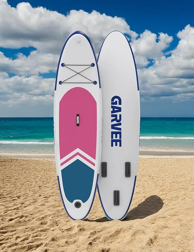 10.6ft Inflatable Stand Up Paddle Board for Adults & Youth, Magenta & White SUP Board with Non-Slip Deck, Complete Kit for Yoga, Cruising, Surfing
10.6ft Inflatable Stand Up Paddle Board for Adults & Youth, Magenta & White SUP Board with Non-Slip Deck, Complete Kit for Yoga, Cruising, Surfing