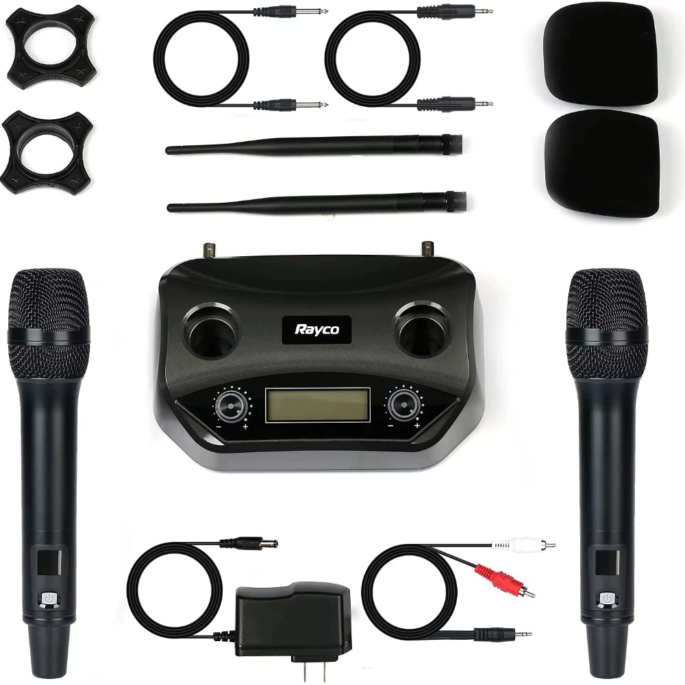 New Design UHF Dual Channel Dynamic Echo Microphone Wireless System with Charging 2025 Control with Charging Profesional Karaoke
New Design UHF Dual Channel Dynamic Echo Microphone Wireless System with Charging 2025 Control with Charging Profesional Karaoke