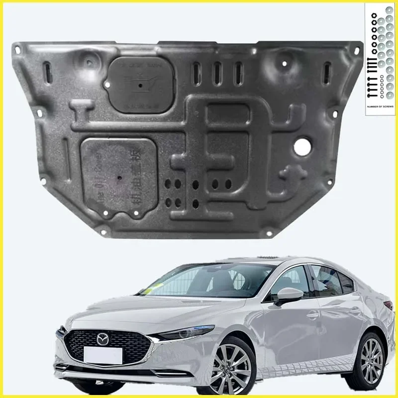 Engine bottom guard plate for Mazda 3 2020-2022 Black Under Engine Guard Plate Splash Shield Mud Fender Cover Mudguard Protector
Engine bottom guard plate for Mazda 3 2020-2022 Black Under Engine Guard Plate Splash Shield Mud Fender Cover Mudguard Protector