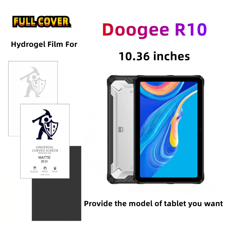 2pcs Matte Tablets Screen Protector For Doogee R10 HDHydrogel Film For Doogee R10 10.36 inches Anti Spy Protective Film
2pcs Matte Tablets Screen Protector For Doogee R10 HDHydrogel Film For Doogee R10 10.36 inches Anti Spy Protective Film