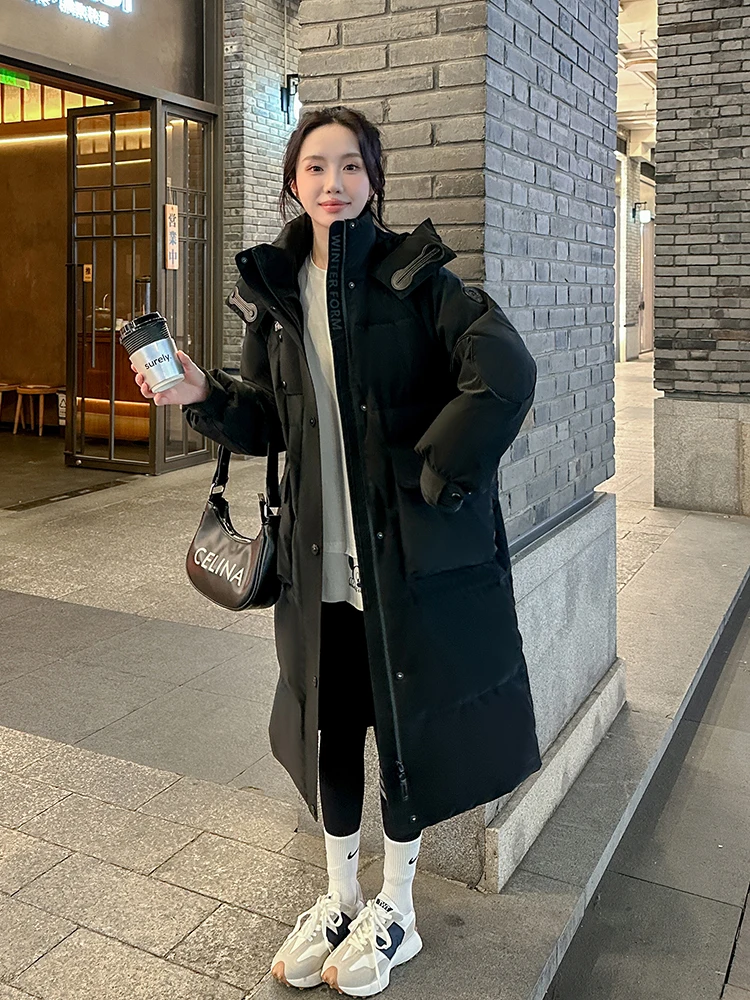 Bla Mid-Length Thiened Winter down Jaet Women's Coat Large Quilted Over-Knee Bread Sle Hooded Warm Polyester Fiber
Bla Mid-Length Thiened Winter down Jaet Women's Coat Large Quilted Over-Knee Bread Sle Hooded Warm Polyester Fiber