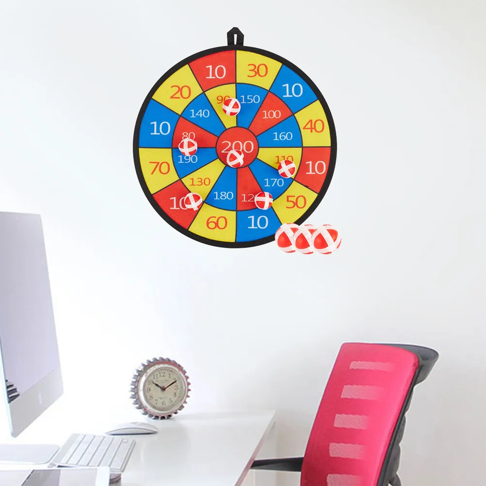 PVC Dart Board Set Small Numbers Printed Edition Sticky Ball Game Lightweight Fabric Kit Portable Party Game for Adults
PVC Dart Board Set Small Numbers Printed Edition Sticky Ball Game Lightweight Fabric Kit Portable Party Game for Adults