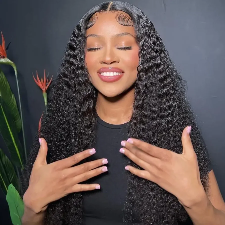 Natural Color Human Hair Wigs Black 1B Deep Wave 40 Inches Long-length 200% High Density 360 5x5 13x6 13x4 HD Transparent Lace Frontal Wig Brazilian Hair Pre Plucked For Women
Natural Color Human Hair Wigs Black 1B Deep Wave 40 Inches Long-length 200% High Density 360 5x5 13x6 13x4 HD Transparent Lace Frontal Wig Brazilian Hair Pre Plucked For Women