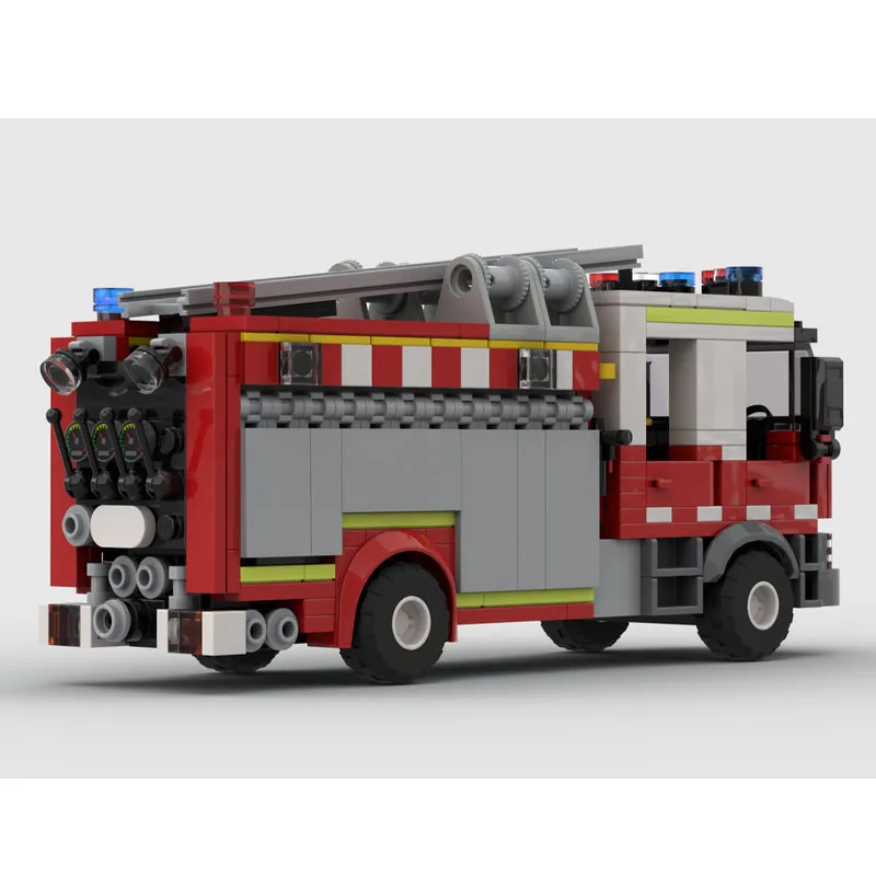MOC-260545 New Urban Fire Pump Truck Fire Truck Building Block Model 521 Parts Boys' Children's Birthday Christmas Toy Gift
MOC-260545 New Urban Fire Pump Truck Fire Truck Building Block Model 521 Parts Boys' Children's Birthday Christmas Toy Gift