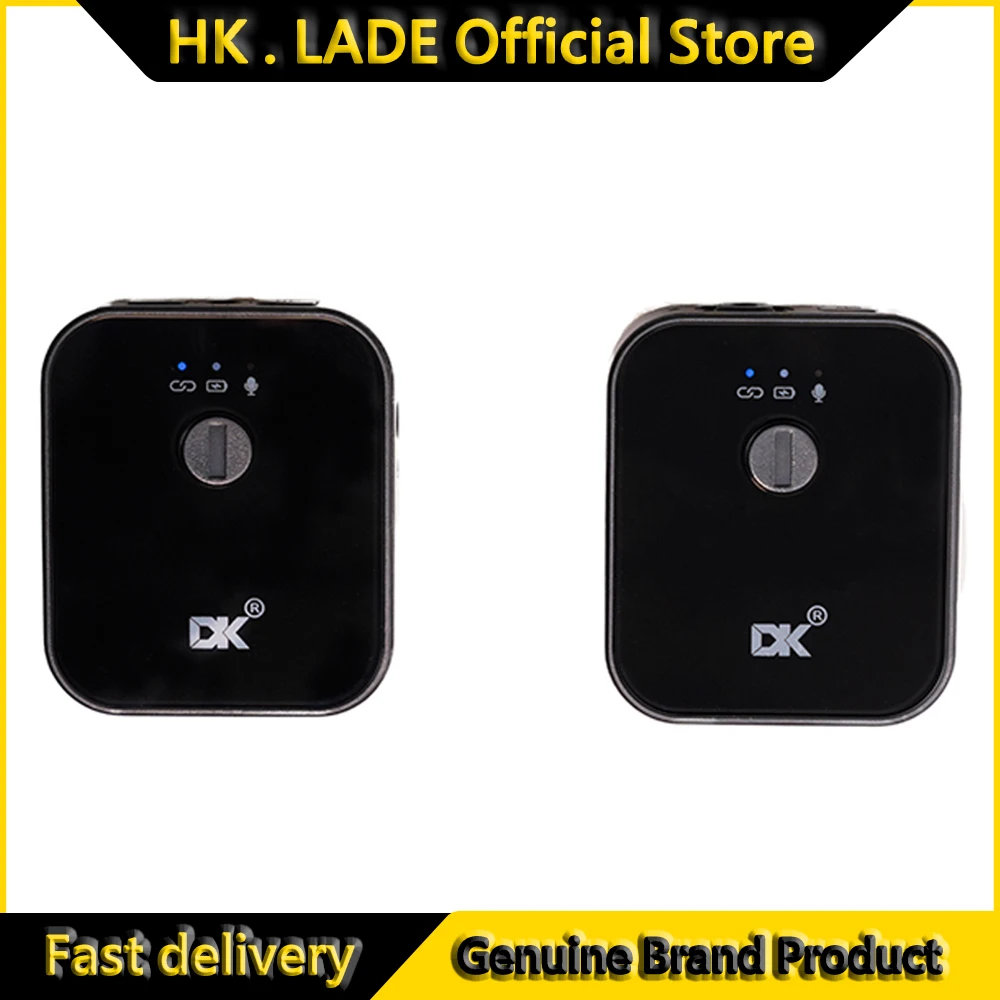 DK MP-6 Wireless Lavalier Microphone 2.4G Lapel Mic Noise Reduction Anti-Interference Microphone YouTube Live Video Interview
DK MP-6 Wireless Lavalier Microphone 2.4G Lapel Mic Noise Reduction Anti-Interference Microphone YouTube Live Video Interview