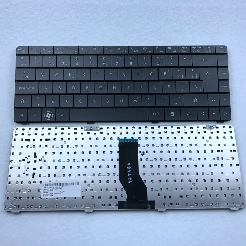 Spanish Laptop Keyboard For Itautec W7430 W7435 SW6 HAIER T6 R410U R410G SW9 SW9D Hasee A410 A430 Black SP Layout
Spanish Laptop Keyboard For Itautec W7430 W7435 SW6 HAIER T6 R410U R410G SW9 SW9D Hasee A410 A430 Black SP Layout