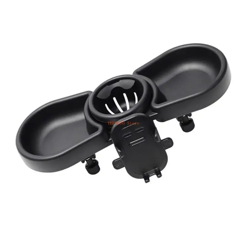 U50F Infant Strollers Tray with Compartments Removable Multifunctional Strollers Organiser Plate with Bottle Holder
U50F Infant Strollers Tray with Compartments Removable Multifunctional Strollers Organiser Plate with Bottle Holder