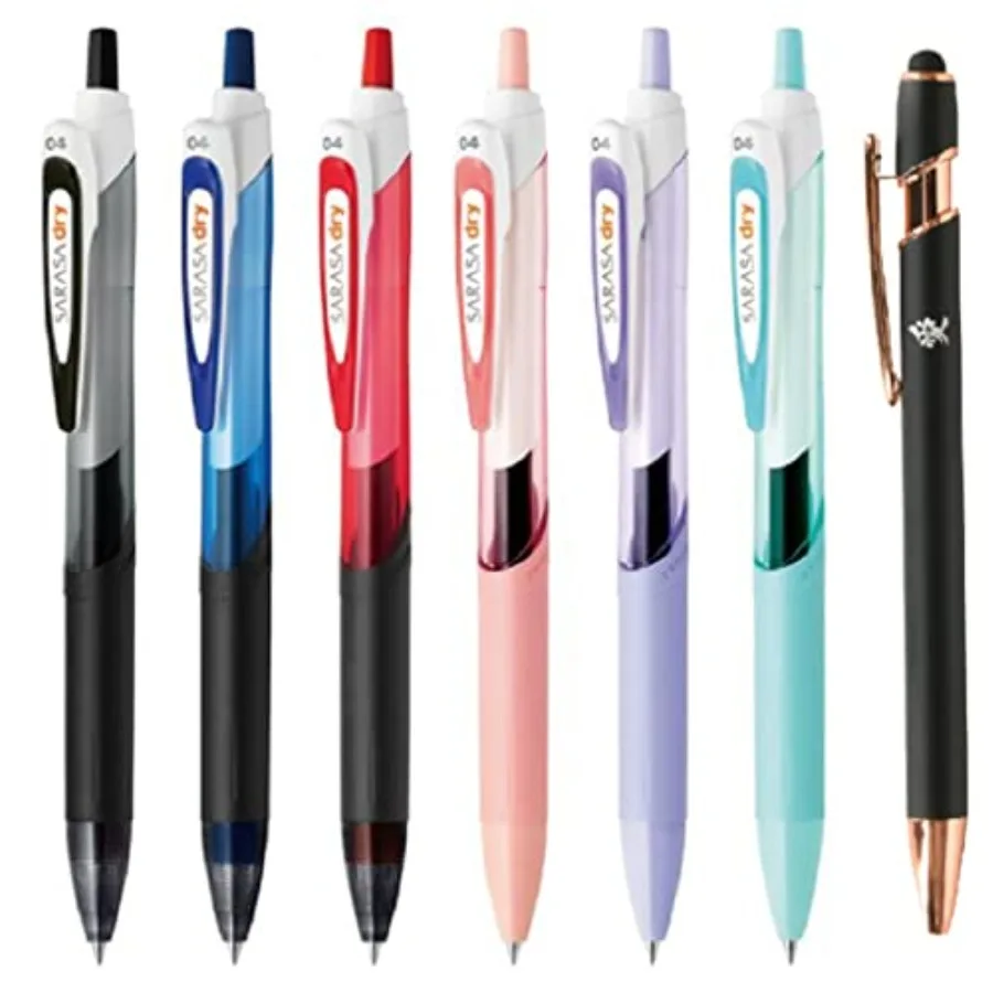 Zebra Dry Gel Ink Ballpoint Pen 0.4mm Assorted 5 Axis Colors Pens With Black Ink and Red Pen With Red Ink With Original Stylus
Zebra Dry Gel Ink Ballpoint Pen 0.4mm Assorted 5 Axis Colors Pens With Black Ink and Red Pen With Red Ink With Original Stylus