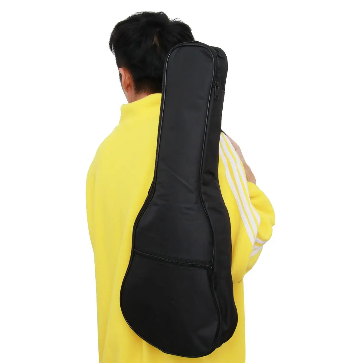21 Inch Ukulele Bag Black Canvas Guitar Case Large Outer Pocket Travel Outdoor Portable Soft Cover Acoustic Instruments
21 Inch Ukulele Bag Black Canvas Guitar Case Large Outer Pocket Travel Outdoor Portable Soft Cover Acoustic Instruments