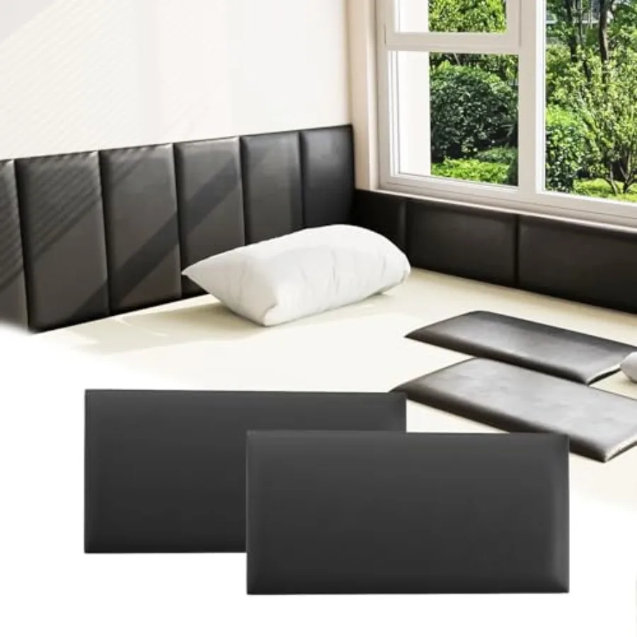 3D Anti-Collision Wall Padding,Peel and Stick Headboard Pack of 6 Panels Sized 7.8" x 15.7", Self-Adhesive Panels for Bedroom/L
3D Anti-Collision Wall Padding,Peel and Stick Headboard Pack of 6 Panels Sized 7.8" x 15.7", Self-Adhesive Panels for Bedroom/L
