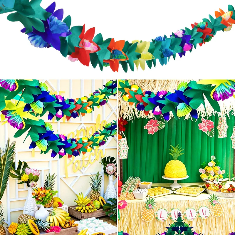 Colorful Hawaiian Paper Flower Garland Tropical Luau Banner Summer Beach Pool Party Tiki Wedding Birthday Home Decor Supplies
Colorful Hawaiian Paper Flower Garland Tropical Luau Banner Summer Beach Pool Party Tiki Wedding Birthday Home Decor Supplies
