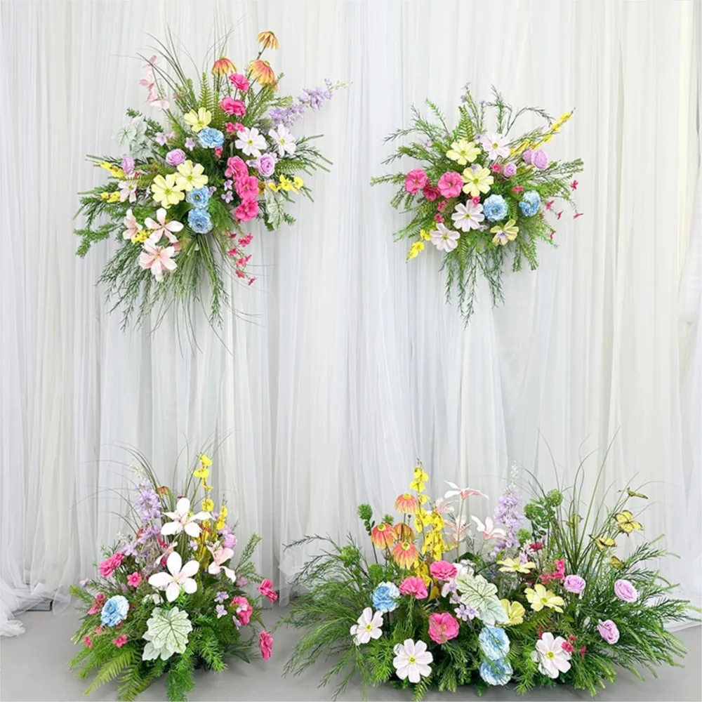 Uflower Colorful Rose Hydrangea Greenery Hanging Corner Flower Row Event Wedding Backdrop Floor Floral Arrangement Arch Decor
Uflower Colorful Rose Hydrangea Greenery Hanging Corner Flower Row Event Wedding Backdrop Floor Floral Arrangement Arch Decor