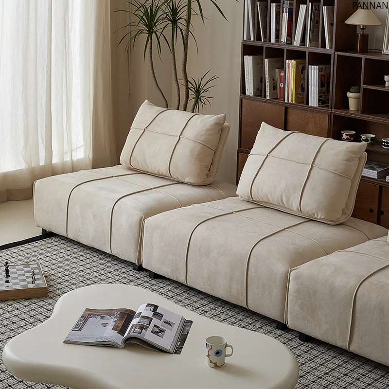 Nordic simple modern small apartment function single sofa combination cream style living room module
Nordic simple modern small apartment function single sofa combination cream style living room module