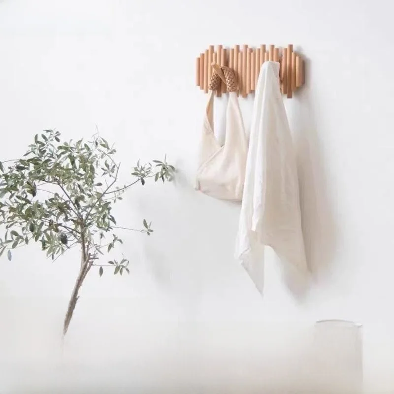 Nordic Original Wood Clothesline Storage Rack Entrance Door Foldable Coat Hook Home Use Wall Hanging Kitchen Storage Shelf
Nordic Original Wood Clothesline Storage Rack Entrance Door Foldable Coat Hook Home Use Wall Hanging Kitchen Storage Shelf