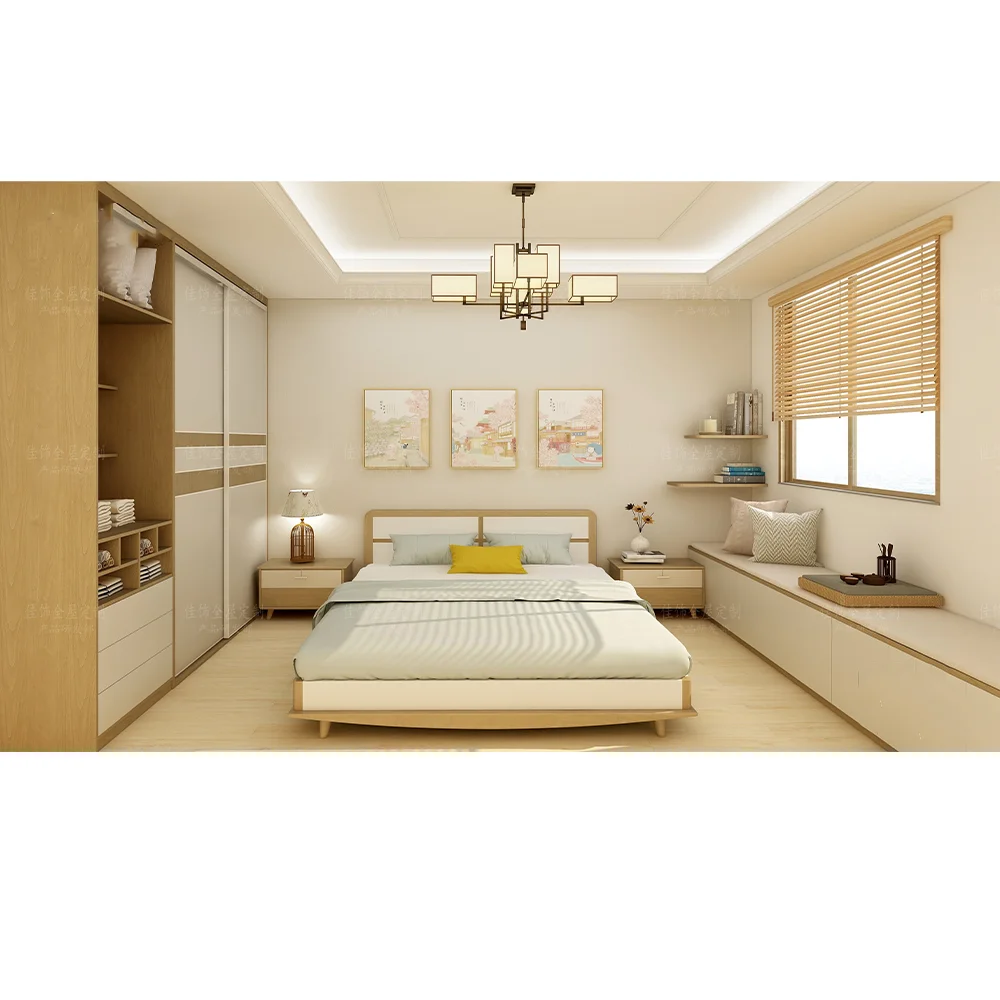 Современный комплект роскошной мебели для спальни из цельного дерева King Size, полный набор для спальни на заказ для дома в отеле
Современный комплект роскошной мебели для спальни из цельного дерева King Size, полный набор для спальни на заказ для дома в отеле