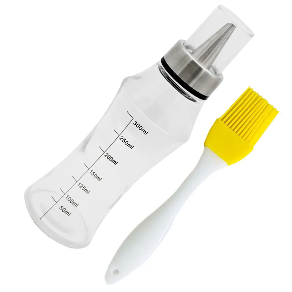 1Set Oil Dispenser Stainless Steel Olive Oil Bottle Glass Vinegar Dispenser Kitchen Tool Leakproof Condiment Container Silicone
1Set Oil Dispenser Stainless Steel Olive Oil Bottle Glass Vinegar Dispenser Kitchen Tool Leakproof Condiment Container Silicone