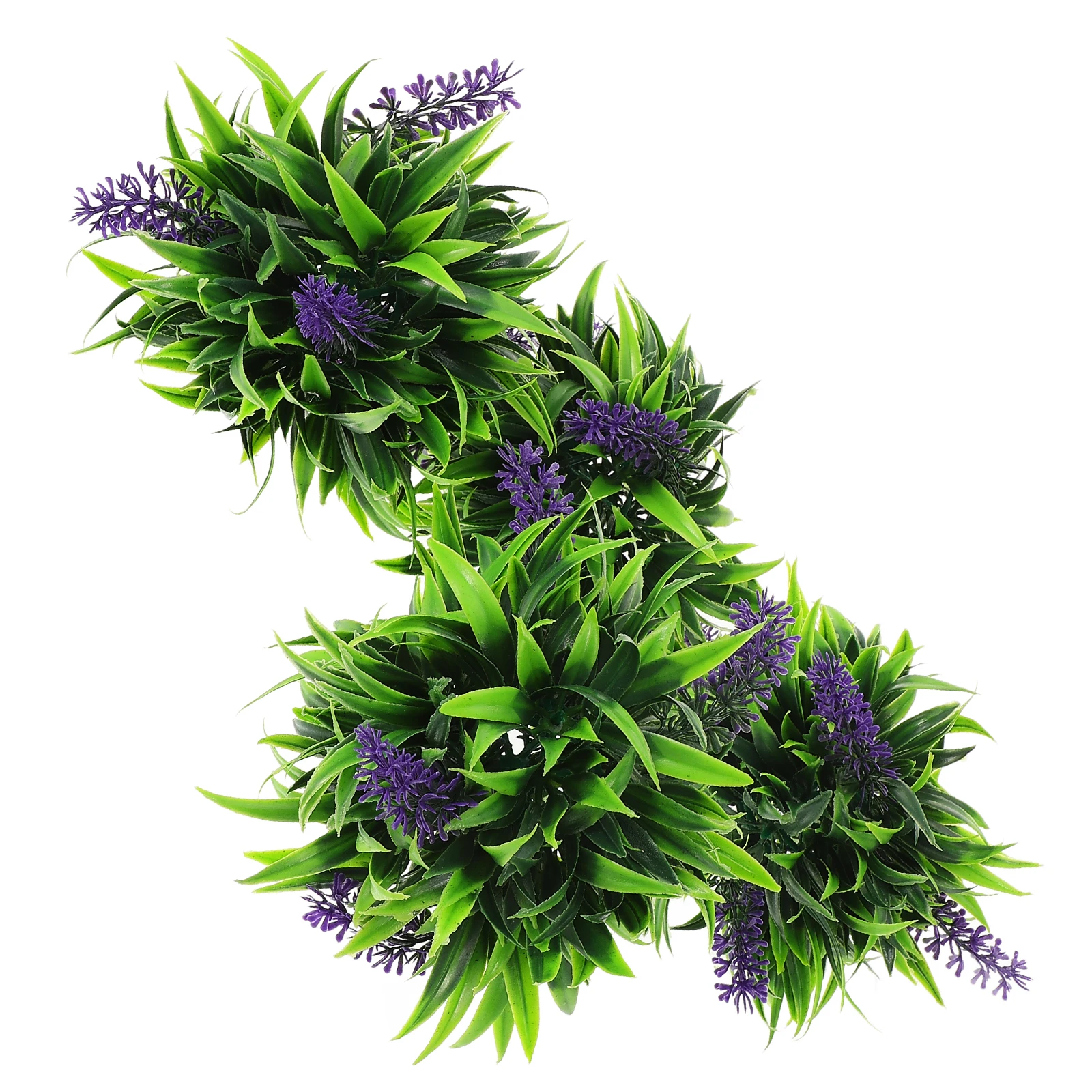 4pcs Artificial Lavender Topiary Balls Decorative Hanging Fake Grass Balls PlasticPlantDecorHome Wedding
4pcs Artificial Lavender Topiary Balls Decorative Hanging Fake Grass Balls PlasticPlantDecorHome Wedding