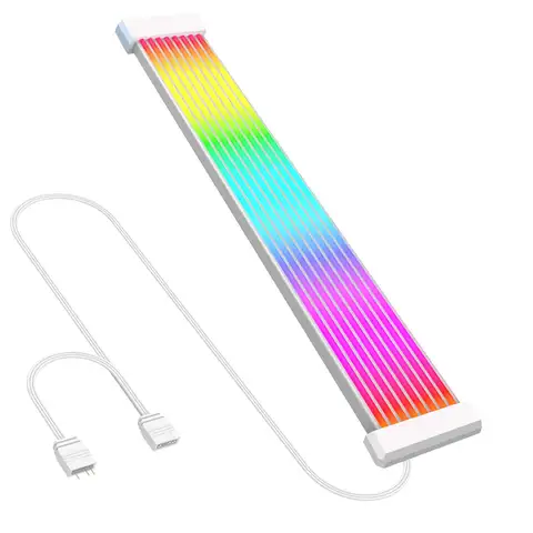 PC RGB Light Strip Suitable for PSU Cable PC RGB GPU Cable 5V 3Pin ARGB Sync PC Extension Cable for 6Pin 8Pin 12Pin 16Pin 24Pin