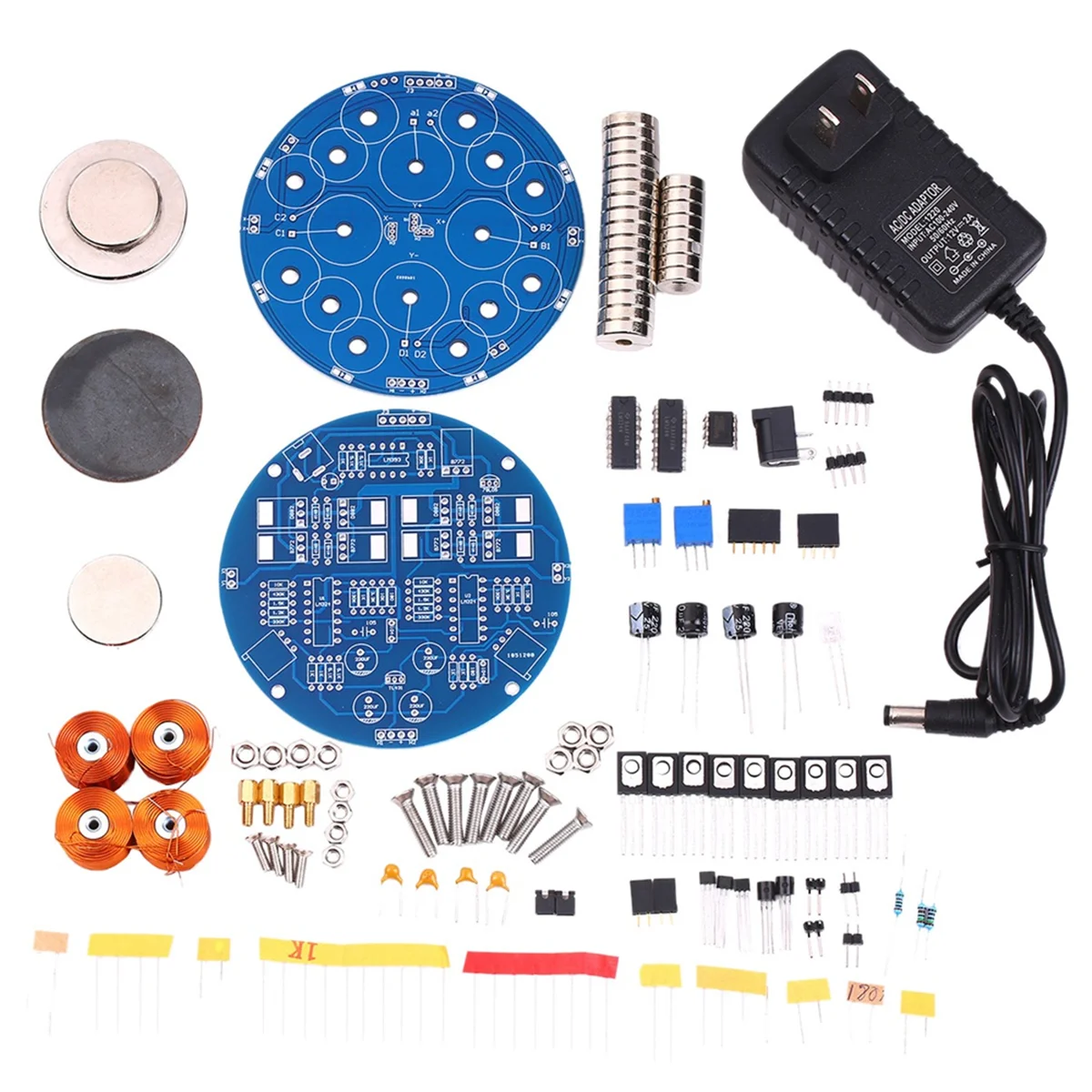 A06K DIY Magnetic Levitation Electronic Kit,Rotating Magnetic Suspension Module Electronic DIY Welding Kit US Plug
A06K DIY Magnetic Levitation Electronic Kit,Rotating Magnetic Suspension Module Electronic DIY Welding Kit US Plug