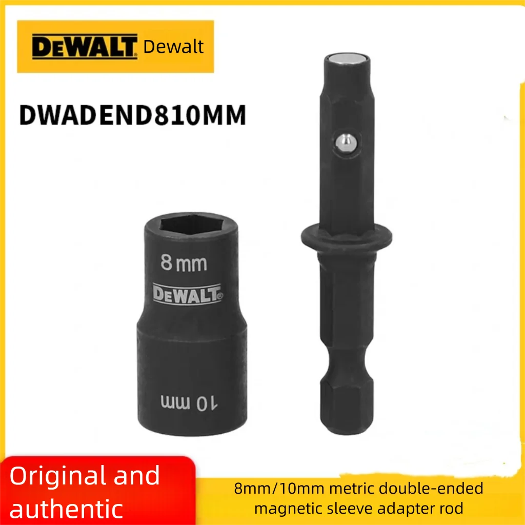 DEWALT metric double-ended 8mm & 10mm magnetic sleeve connector DWADEND810MM
DEWALT metric double-ended 8mm & 10mm magnetic sleeve connector DWADEND810MM