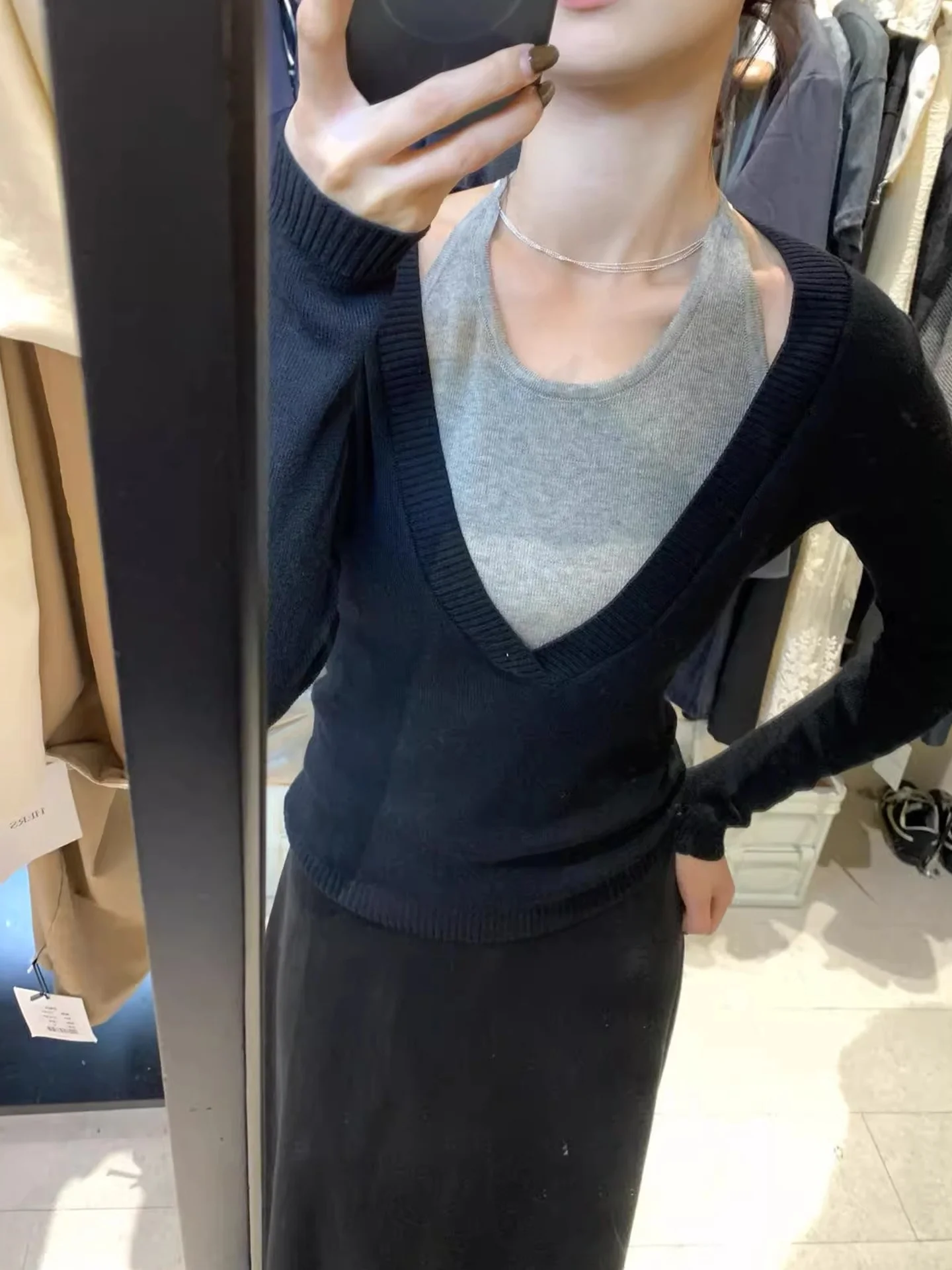 Ne Hanging Slim Design Long Sve, женская база irt, новый осенний топ Sle 2022, трикотаж, цвет Blo, искусственный комплект из двух предметов
Ne Hanging Slim Design Long Sve, женская база irt, новый осенний топ Sle 2022, трикотаж, цвет Blo, искусственный комплект из двух предметов