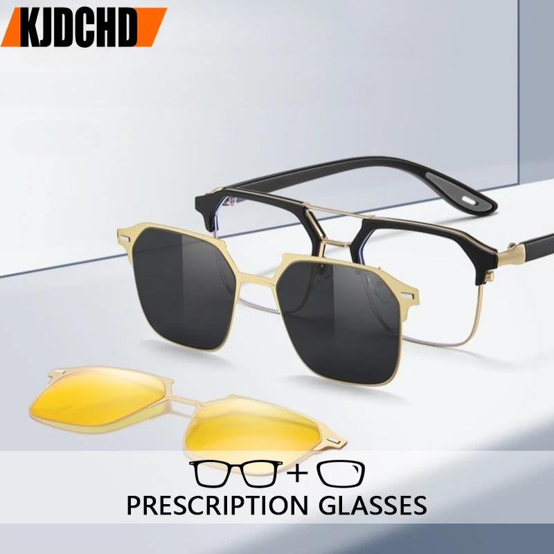 Титановый сплав 2 в 1, очки для чтения с магнитным зажимом, мужские фотохромные очки с защитой от синего света, близорукость, очки по рецепту, роскошные очки
Титановый сплав 2 в 1, очки для чтения с магнитным зажимом, мужские фотохромные очки с защитой от синего света, близорукость, очки по рецепту, роскошные очки