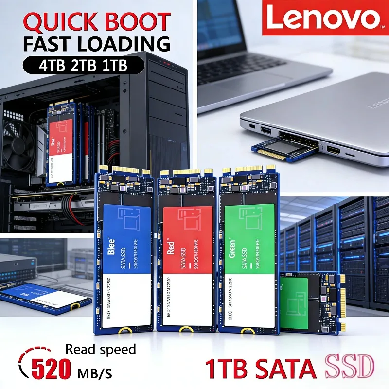 Твердотельный накопитель Lenovo 2280 SSD высокоскоростной 4 ТБ 2 ТБ для передачи данных, универсальный для ноутбуков и настольных ПК
Твердотельный накопитель Lenovo 2280 SSD высокоскоростной 4 ТБ 2 ТБ для передачи данных, универсальный для ноутбуков и настольных ПК