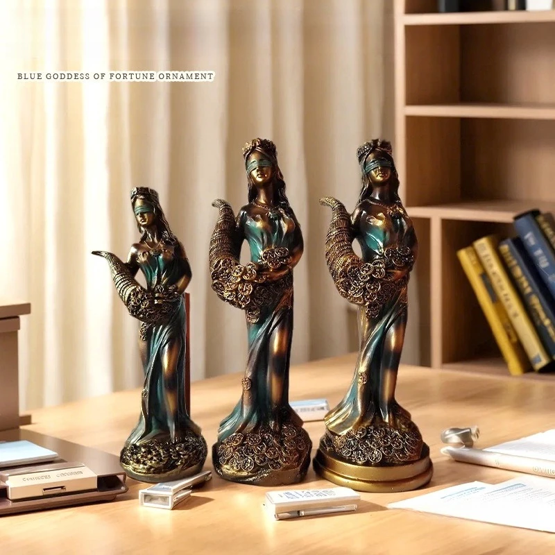 Blue Wealth Goddess Home Decor Imitation Bronze Resin Craft Decoration Ornament Manufacturer Wholesale
Blue Wealth Goddess Home Decor Imitation Bronze Resin Craft Decoration Ornament Manufacturer Wholesale