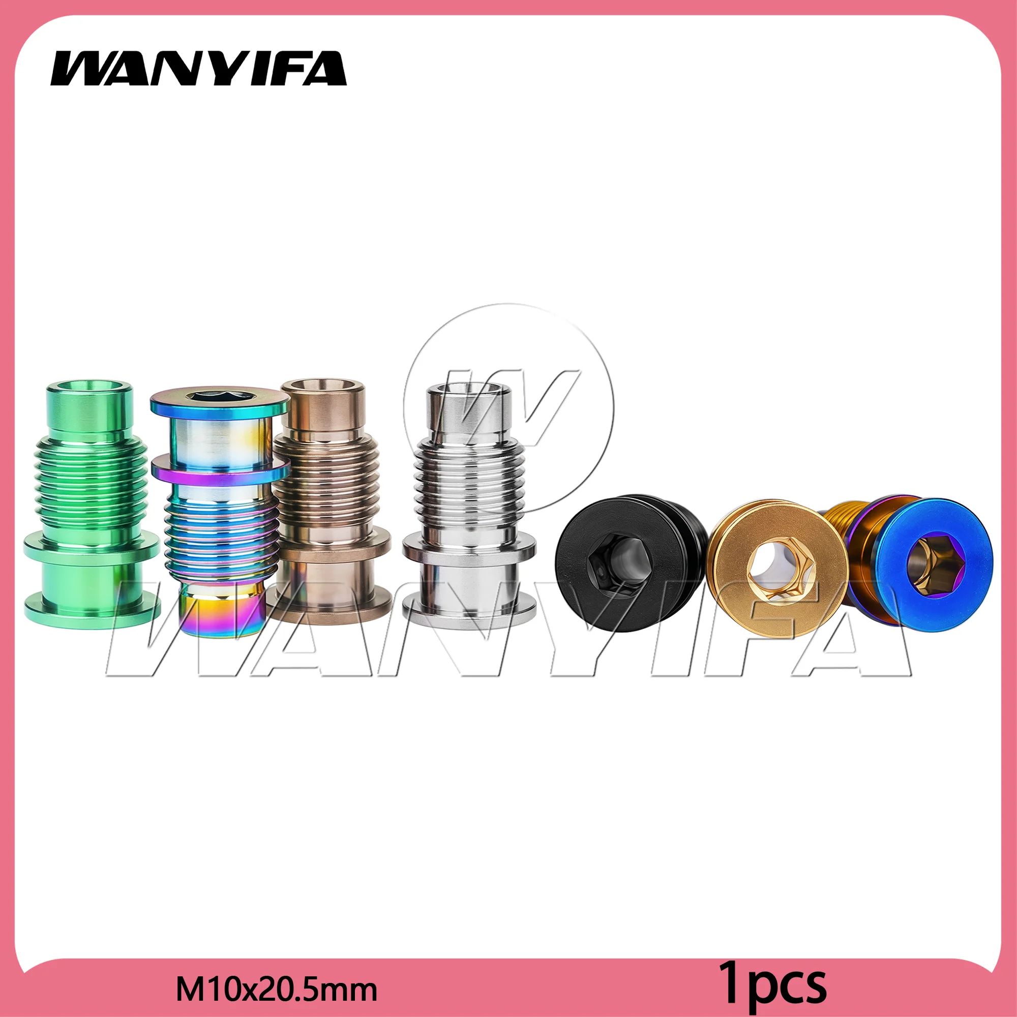 Wanyifa Titanium Alloy Bolt M10x20.5mm (1.0mm Pitch) by for DA9270, R8150, R7100 & SRAM Bicycle Shift Fixing Axle Screws
Wanyifa Titanium Alloy Bolt M10x20.5mm (1.0mm Pitch) by for DA9270, R8150, R7100 & SRAM Bicycle Shift Fixing Axle Screws