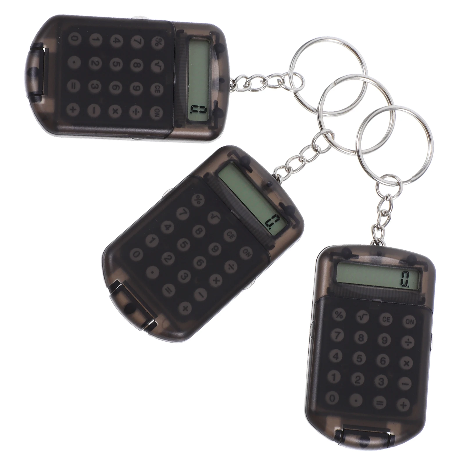 3pcs Transparent Mini Calculator Keychain Flip Cover Portable Tiny Electronic Assistant For Students Office School Home Use
3pcs Transparent Mini Calculator Keychain Flip Cover Portable Tiny Electronic Assistant For Students Office School Home Use