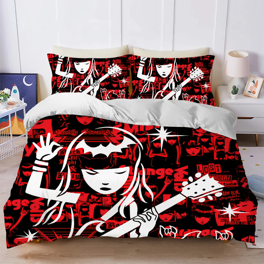 E-Emily The Strange book Duvet Cover Set Home Style Bedding Soft Laundry Cotton Bed 3 Piece Set Student Dormitory Gift
E-Emily The Strange book Duvet Cover Set Home Style Bedding Soft Laundry Cotton Bed 3 Piece Set Student Dormitory Gift