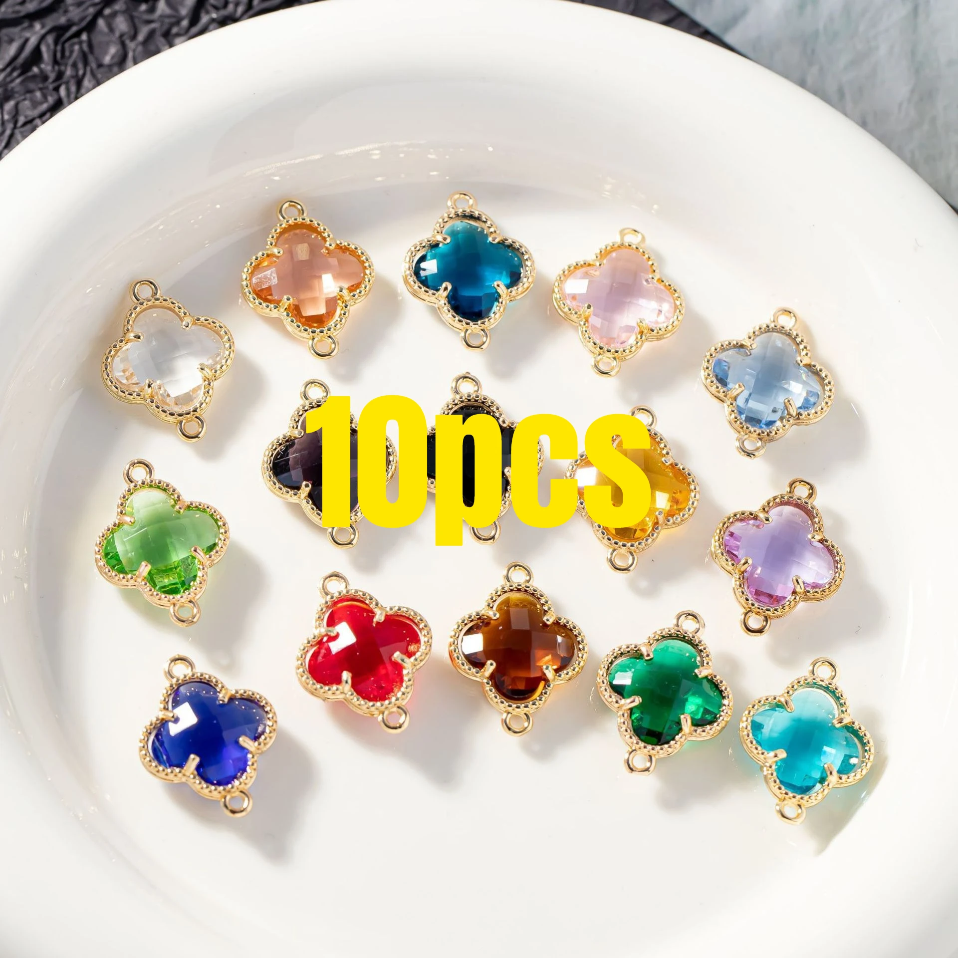 10Pcs Colorful 13x18mm Pendant Charms Alloy Connectors DIY Handmade Bracelet Earrings Necklace Accessories
10Pcs Colorful 13x18mm Pendant Charms Alloy Connectors DIY Handmade Bracelet Earrings Necklace Accessories