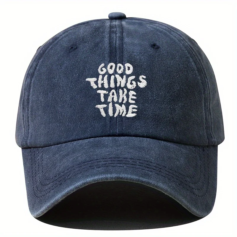 Embroidered Letter Washed Vintage Baseball Cap, Unisex Adjustable Duckbill Hat, Perfect for Outdoor Travel, Camping, Sun Protect
Embroidered Letter Washed Vintage Baseball Cap, Unisex Adjustable Duckbill Hat, Perfect for Outdoor Travel, Camping, Sun Protect