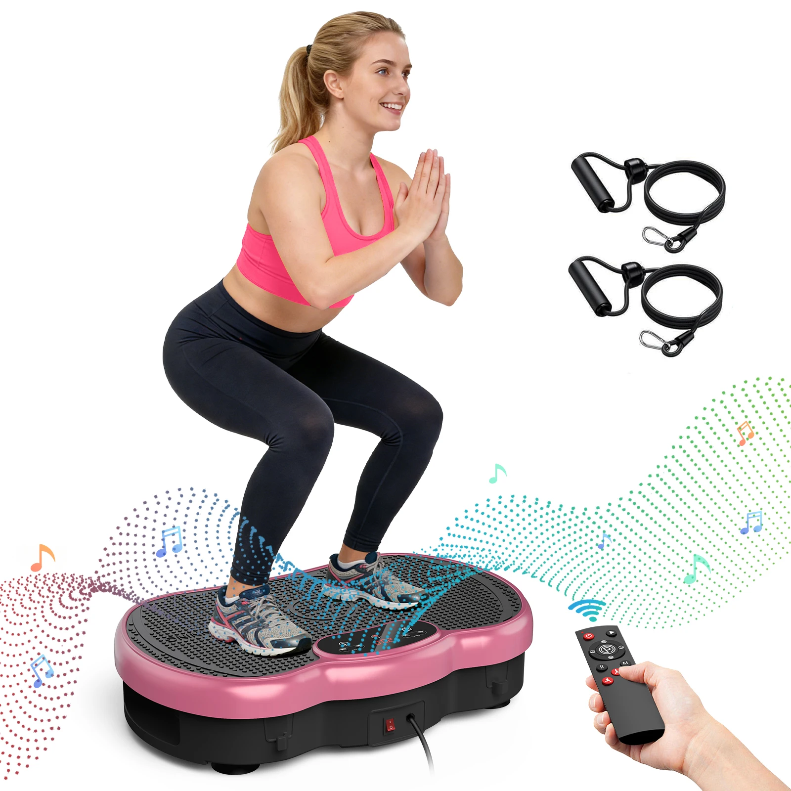 Calorie Tracking Vibration Plate Bluetooth 120 Levels Remote Control Full Body Workout Fitness Platform Home Gym Shaper Massager
Calorie Tracking Vibration Plate Bluetooth 120 Levels Remote Control Full Body Workout Fitness Platform Home Gym Shaper Massager