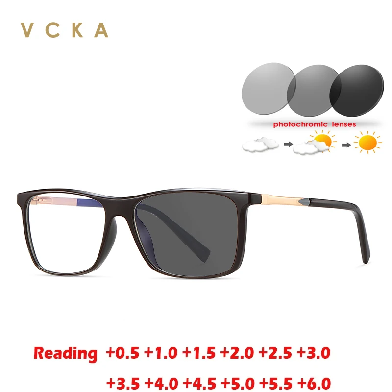 VCKA Square Fashion Reading Glasses Frame TR90 Women Men Vintage Anti-Blue Light Prescription Custom Optics Eyewear +0.50 ~ +10
VCKA Square Fashion Reading Glasses Frame TR90 Women Men Vintage Anti-Blue Light Prescription Custom Optics Eyewear +0.50 ~ +10