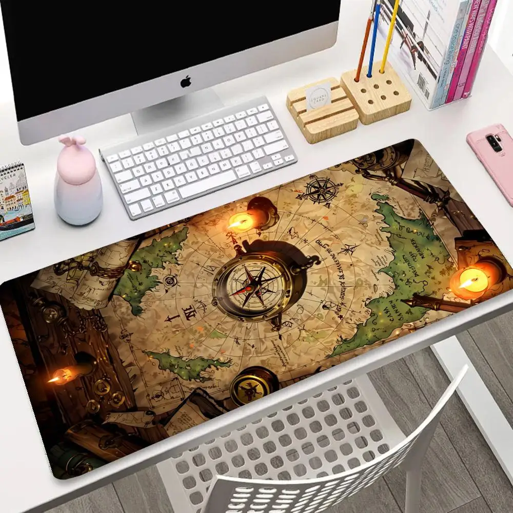 Nautical compass mouse pad with retro and aged texture,anti-slip rubber lockedge,computer desk pad with high definition printing
Nautical compass mouse pad with retro and aged texture,anti-slip rubber lockedge,computer desk pad with high definition printing
