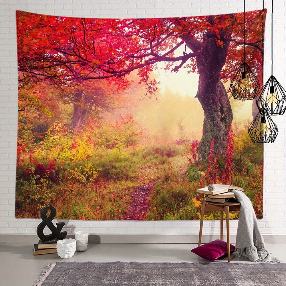 Autumn Forest Tapestry Background Cloth Hanging Cloth Bedroom Bedside Decorative Wall Cloth Rental Dormitory Tapestry
Autumn Forest Tapestry Background Cloth Hanging Cloth Bedroom Bedside Decorative Wall Cloth Rental Dormitory Tapestry
