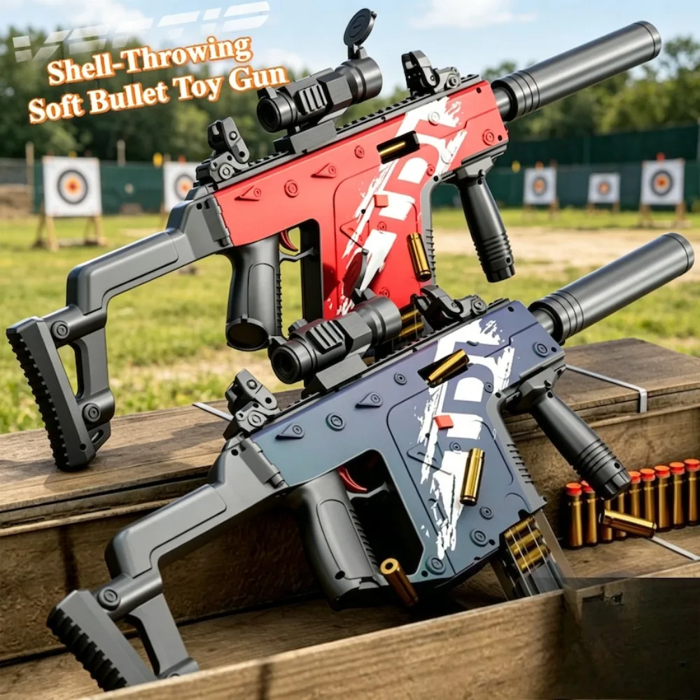 EVA Soft Bullet Toy Gun Continuous Firing Electric/Manually Loaded Assault Rifle Submachine Gun Model Christmas Birthday Gift
EVA Soft Bullet Toy Gun Continuous Firing Electric/Manually Loaded Assault Rifle Submachine Gun Model Christmas Birthday Gift