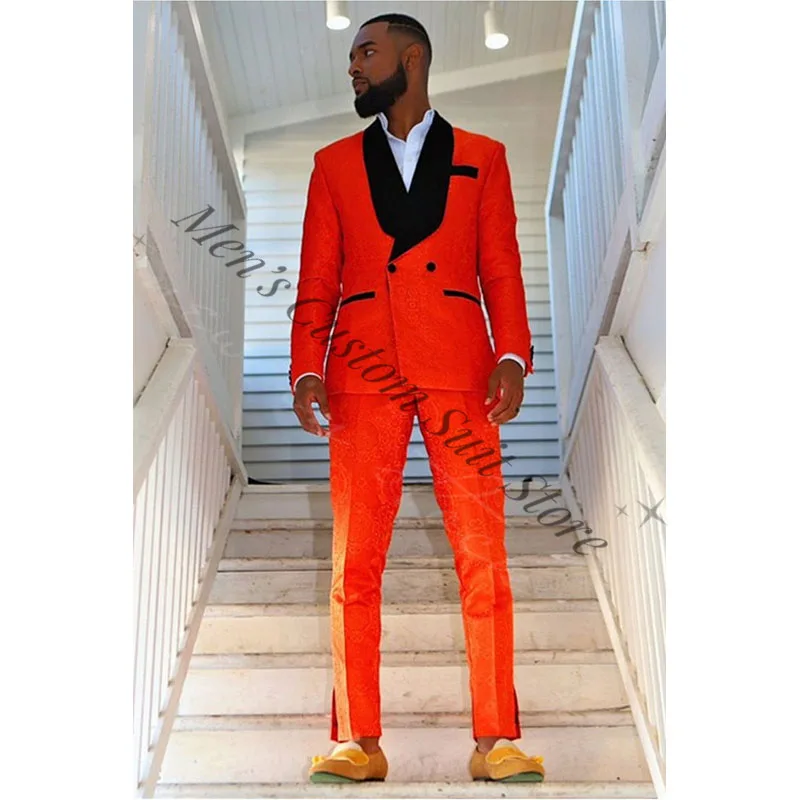 Elegant Red Men Suits Wedding Groom Blazer Pants Set Bridegroom Slim Fit 2 Pieces Shawl Lapel Custome Homme Man Party Tuxedos
Elegant Red Men Suits Wedding Groom Blazer Pants Set Bridegroom Slim Fit 2 Pieces Shawl Lapel Custome Homme Man Party Tuxedos
