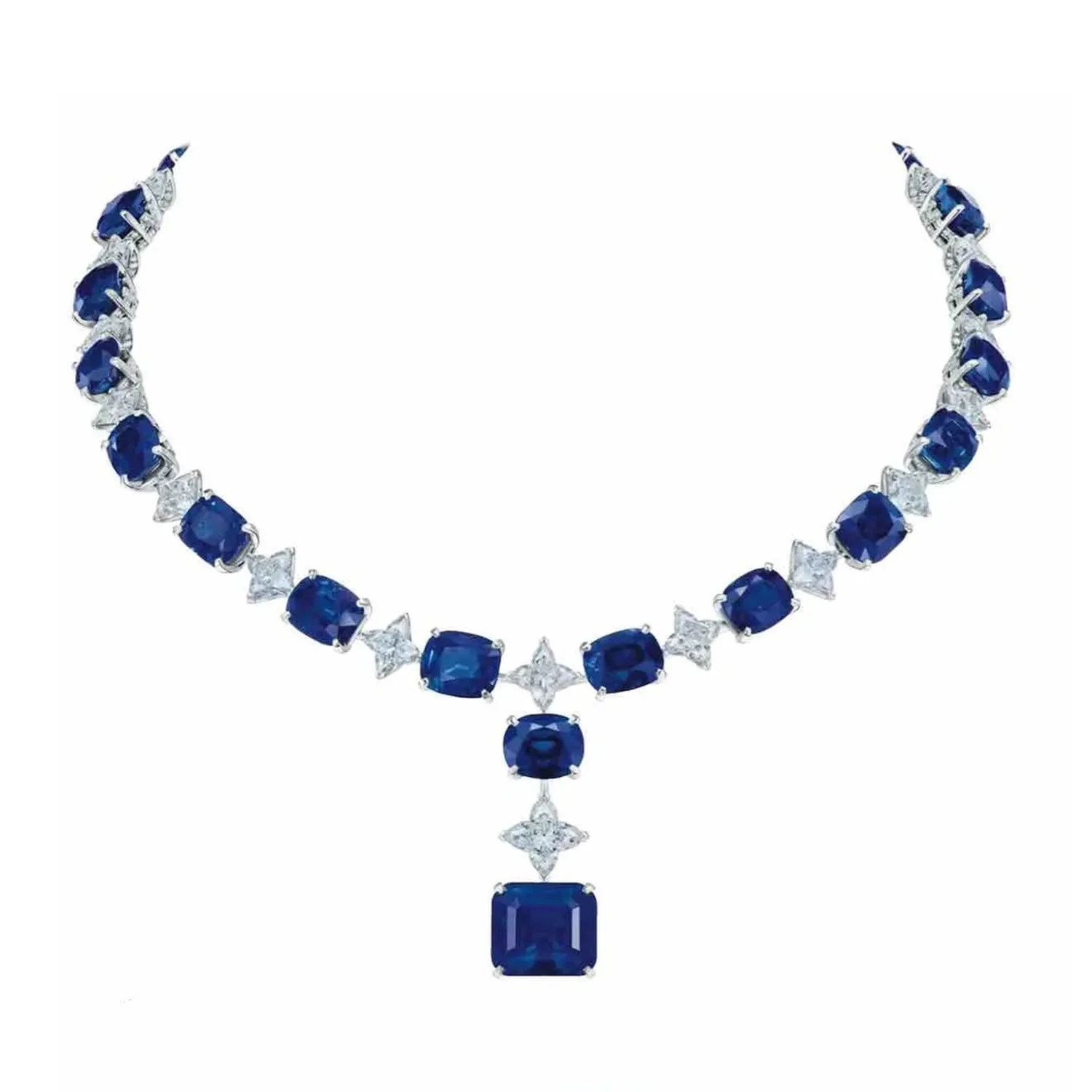 Pendant Chains All Real Money 925 Silver Gold Plated Necklace High Carbon Diamond Royal Blue Emerald Cut Necklace for Woman
Pendant Chains All Real Money 925 Silver Gold Plated Necklace High Carbon Diamond Royal Blue Emerald Cut Necklace for Woman