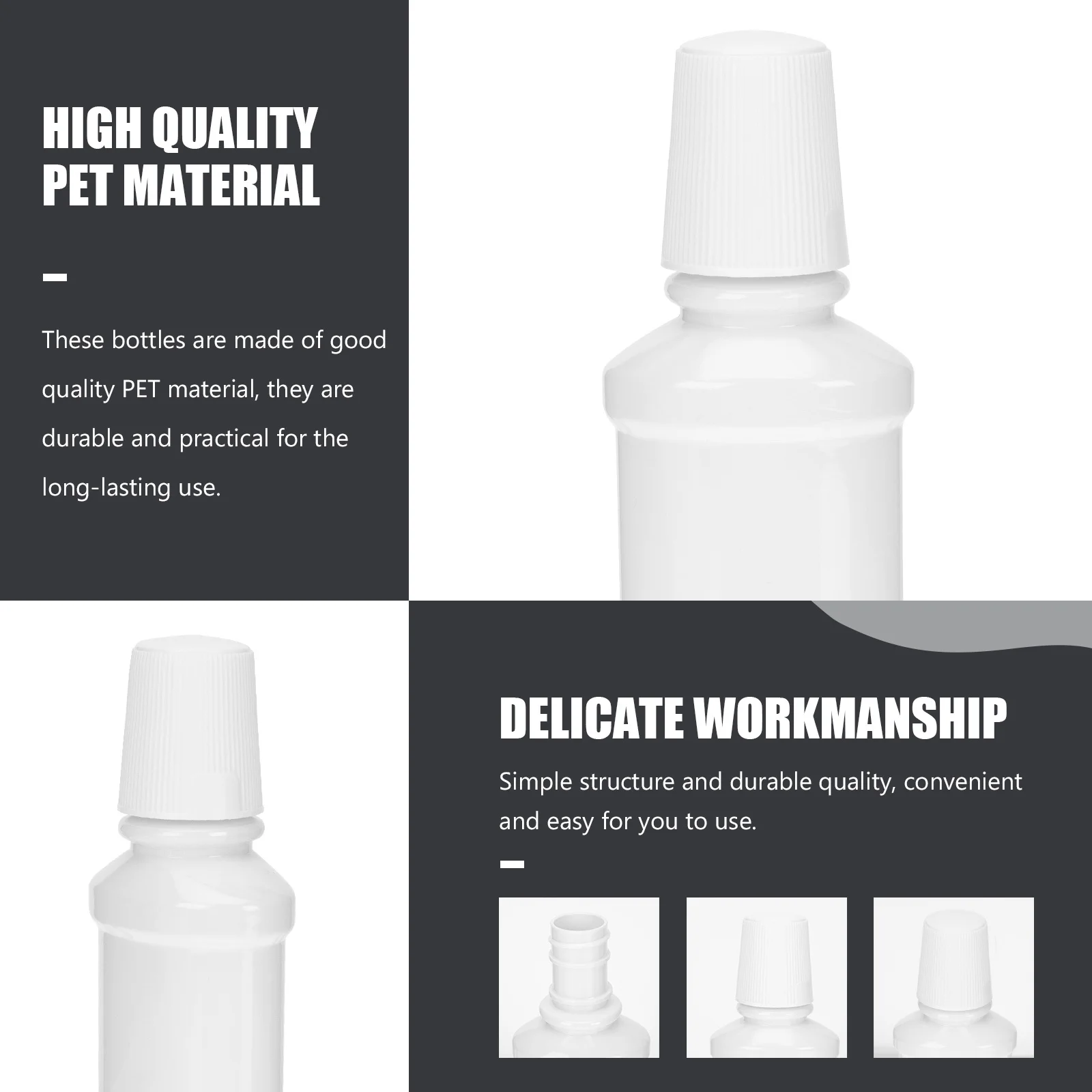 6pcs Portable Mouthwash 60Ml Travel Sub Bottle For Liquid Storage Compact Durable Pet Simple Design Convenient Carry Mouthwash
6pcs Portable Mouthwash 60Ml Travel Sub Bottle For Liquid Storage Compact Durable Pet Simple Design Convenient Carry Mouthwash
