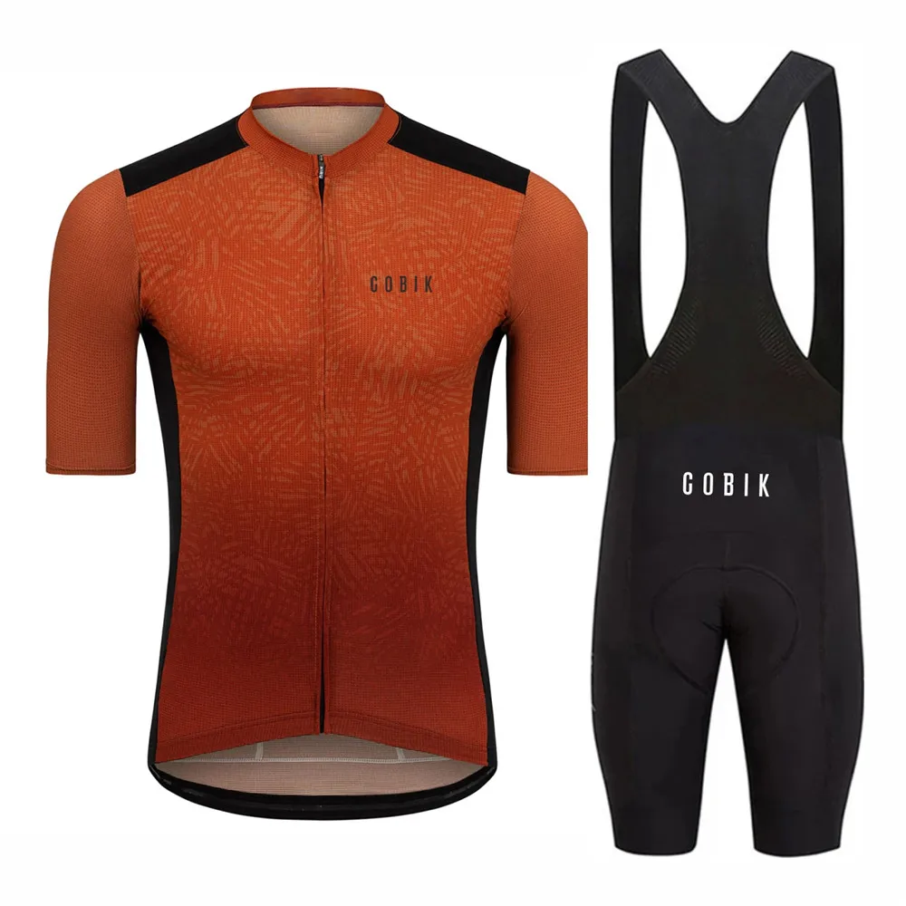 Cobik Cycling Jersey Set Summer Orange Top Shirt Short Sleeve Men's Bib Shorts Road Kit Bicycle Ropa Ciclismo Maillot Clothing
Cobik Cycling Jersey Set Summer Orange Top Shirt Short Sleeve Men's Bib Shorts Road Kit Bicycle Ropa Ciclismo Maillot Clothing
