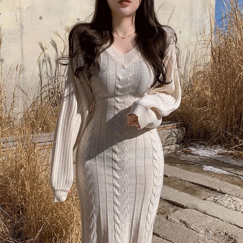 Женское трикотажное платье Slim Fit V-Ne, осеннее новое облегающее платье с длинным свеком и поясом, свободного покроя, повседневное, модное
Женское трикотажное платье Slim Fit V-Ne, осеннее новое облегающее платье с длинным свеком и поясом, свободного покроя, повседневное, модное