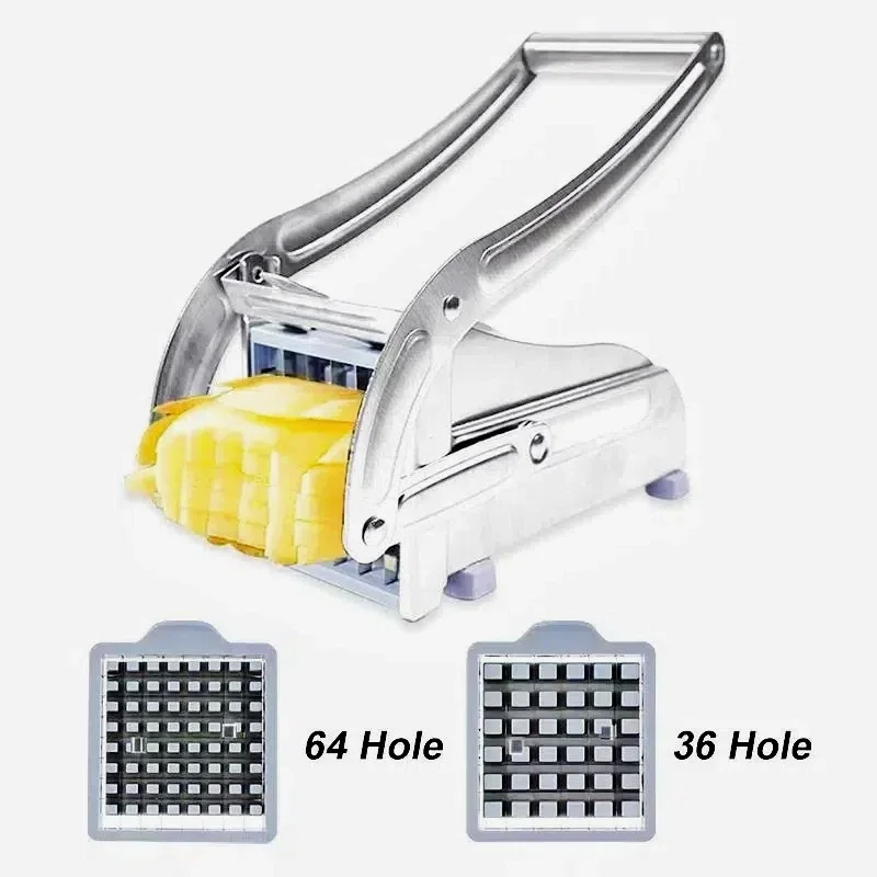 Stainless Steel Potato Cutter French Fry Cutter Veg Slicer Potato Chipper Home Kitchen Tool For Vegetable Fruit
Stainless Steel Potato Cutter French Fry Cutter Veg Slicer Potato Chipper Home Kitchen Tool For Vegetable Fruit