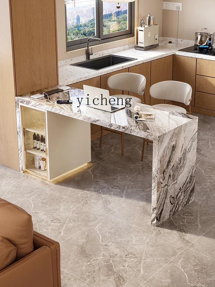 l3 light luxury rock slab small bar table household living room partition open kitchen integrated
l3 light luxury rock slab small bar table household living room partition open kitchen integrated