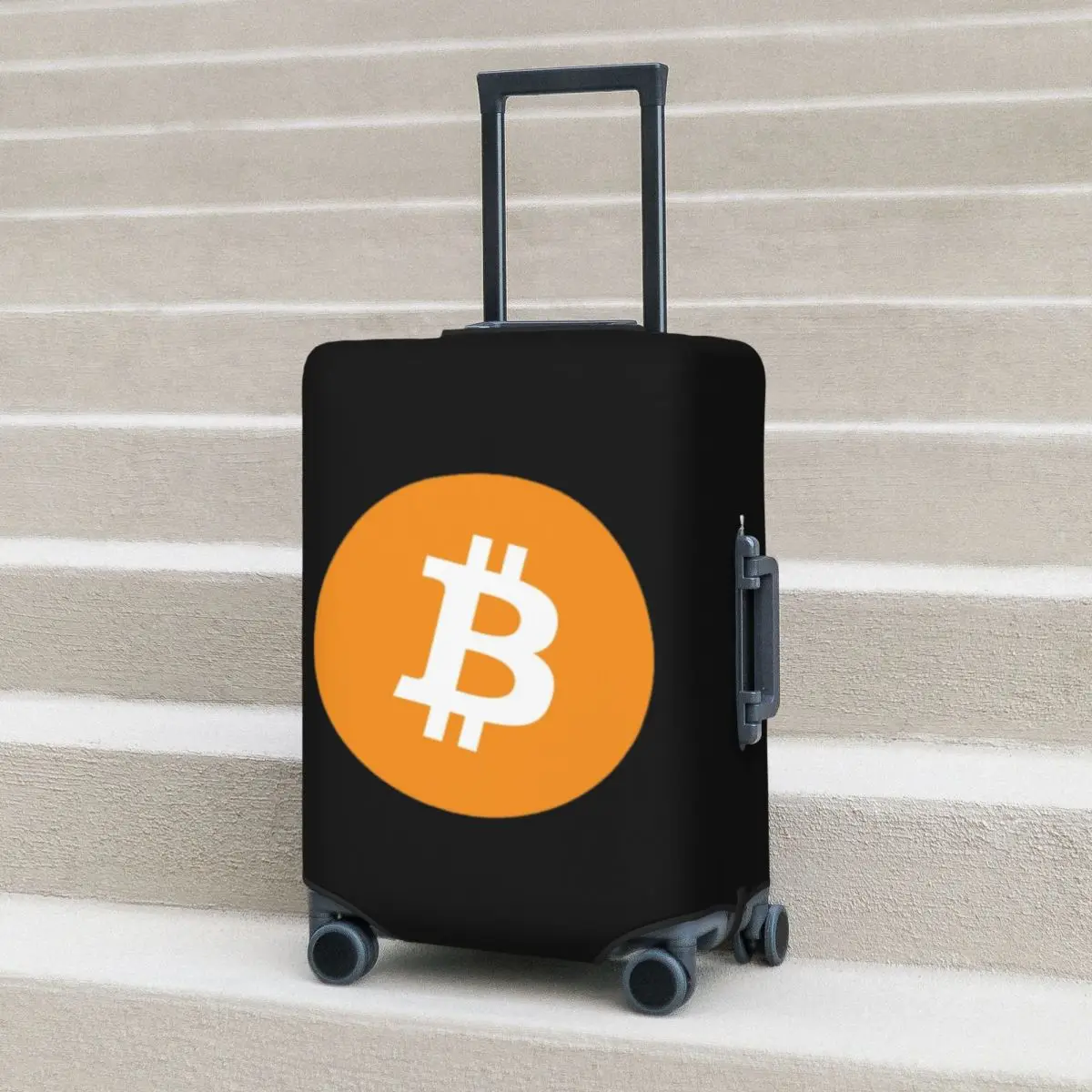 Bitcoin Logo Hat Bitcoin Cryptocurrency Crypto Suitcase Cover Protection Elastic Trip Luggage Protector Covers for 18-32 Inch
Bitcoin Logo Hat Bitcoin Cryptocurrency Crypto Suitcase Cover Protection Elastic Trip Luggage Protector Covers for 18-32 Inch