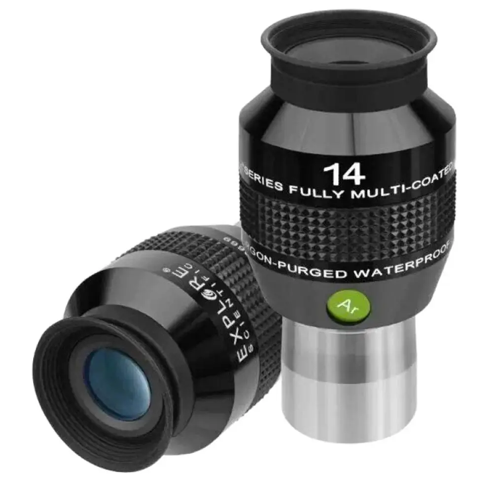 EXPLORE SCIENTIFIC 82-degree 14mm 1,25 inch широкоугольный окуляр водонепроницаемый и водонепроницаемый окуляр водонепроницаемый и устойчивый к плесени
EXPLORE SCIENTIFIC 82-degree 14mm 1,25 inch широкоугольный окуляр водонепроницаемый и водонепроницаемый окуляр водонепроницаемый и устойчивый к плесени
