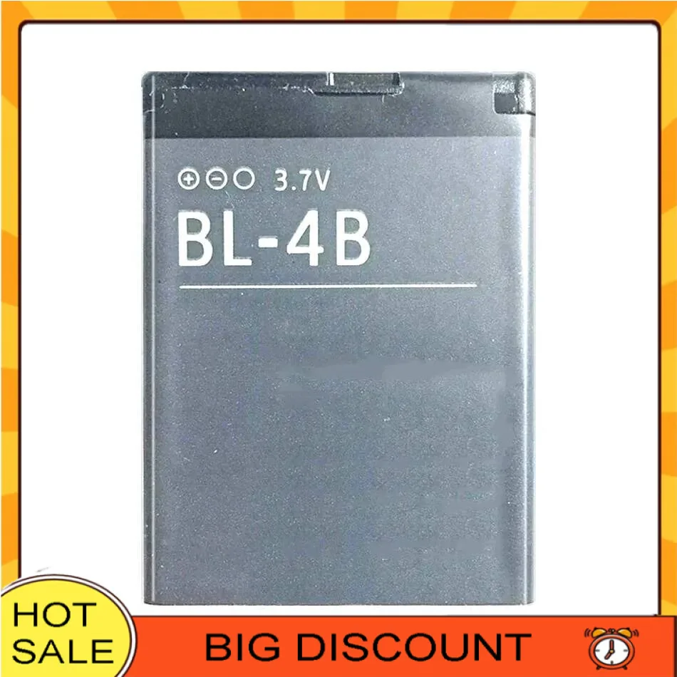 Аккумулятор мобильного телефона BL-4B 700 мАч для Nokia N76 5000 5320XM 7070 2505 2630 2660 2760 7088 2730 6111 N75 BL 4B
Аккумулятор мобильного телефона BL-4B 700 мАч для Nokia N76 5000 5320XM 7070 2505 2630 2660 2760 7088 2730 6111 N75 BL 4B